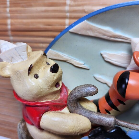 Bradford Exchange Winnie the Pooh Collectible 3D Plate A Grand Day for Sailing - Picture 7 of 11